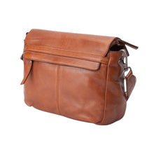 Charger l'image dans la galerie, Sac Rabat Asymétrique en Cuir Camel