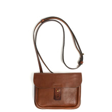 Load image into Gallery viewer, Sac La Cartouchière en Cuir Brun Ambré