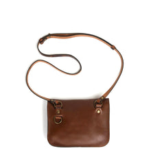 Load image into Gallery viewer, Sac La Cartouchière en Cuir Brun Ambré