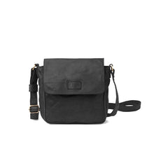 Charger l'image dans la galerie, Sac Bandoulière Petit Format en Cuir Lavé Noir