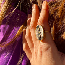 Load image into Gallery viewer, Bague LANA Onyx Noir