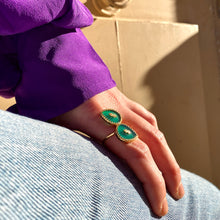 Load image into Gallery viewer, Bague OMA Onyx Vert