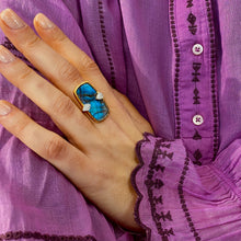 Load image into Gallery viewer, Bague SHANGA Labradorite