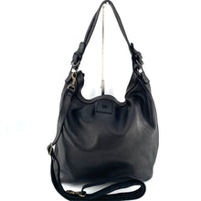 Charger l'image dans la galerie, Sac Porté Épaule Cuir Lavé Noir
