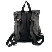 Charger l'image dans la galerie, Sac à Dos en Cuir Lavé Noir