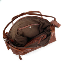 Charger l'image dans la galerie, Sac Tressé en Cuir Camel