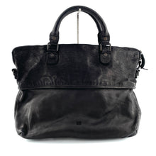 Charger l'image dans la galerie, Cartable Serviette Bi-Matière Cuir Noir