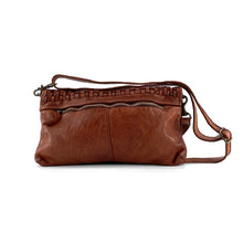 Charger l'image dans la galerie, Sac Bandoulière en Cuir Tressé Camel