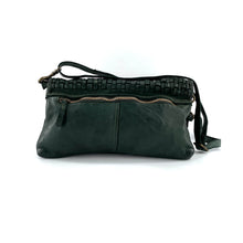 Load image into Gallery viewer, Sac Bandoulière en Cuir Tressé Vert