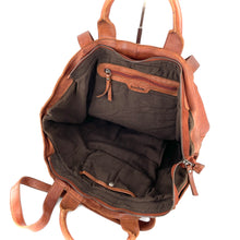 Charger l'image dans la galerie, Sac Panier en Cuir Tressé Camel