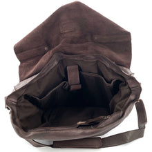 Charger l'image dans la galerie, Cartable en Cuir Marron Foncé