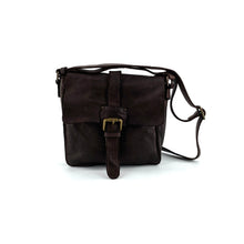 Charger l'image dans la galerie, Sac Bandoulière en Cuir PM Marron Foncé
