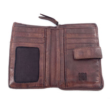 Charger l'image dans la galerie, Portefeuille Cuir Marron Foncé MM