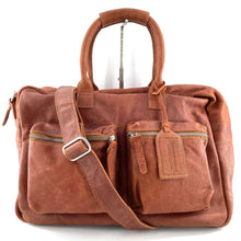 Charger l'image dans la galerie, Sac Polyvalent en Cuir Cognac