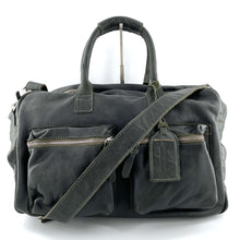 Charger l'image dans la galerie, Sac Polyvalent en Cuir Kaki Foncé