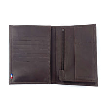 Charger l'image dans la galerie, Portefeuille GM Vertical Marron "Made in France"