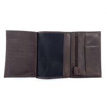 Charger l'image dans la galerie, Portefeuille GM Vertical Marron "Made in France"
