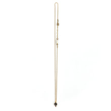 Charger l'image dans la galerie, Collier BOUND en Druzy Platine et Cristal Gris