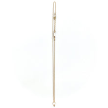 Charger l'image dans la galerie, Collier BOUND en Perle Blanche et Cristal Blanc