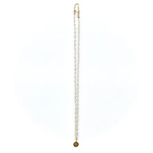 Charger l'image dans la galerie, Collier/Bracelet Trois Tours Médaille Cross/Perles Blanches