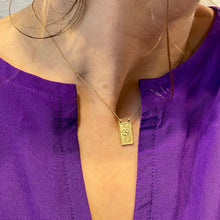 Charger l'image dans la galerie, Collier Ras-de-Cou HOPE 39cm Médaille Lotus