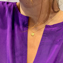 Charger l'image dans la galerie, Collier Ras-de-Cou HOPE 39cm Médaille Magen