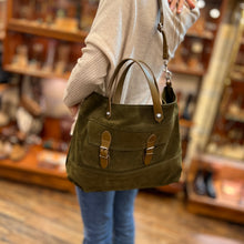 Charger l'image dans la galerie, Cabas LIONEL COCKTAIL en Croûte Militaire