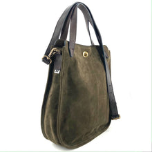 Charger l'image dans la galerie, Sac BIBIANE en Daim Kaki