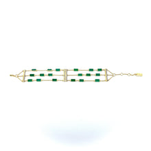 Load image into Gallery viewer, Bracelet MARA en Onyx Vert