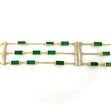 Load image into Gallery viewer, Bracelet MARA en Onyx Vert