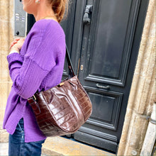 Charger l'image dans la galerie, Sac GLOBO en Cuir Dark Brown