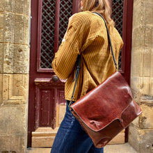 Charger l'image dans la galerie, Sac KRAMER en Cuir Cuoio