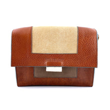 Charger l'image dans la galerie, Sac VICTORIA en Toile et Cuir Noce