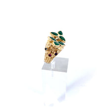 Load image into Gallery viewer, Bague CACTUS en Onyx Vert