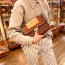 Charger l'image dans la galerie, Sac VICTORIA en Toile et Cuir Noce