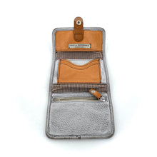 Charger l'image dans la galerie, Portefeuille en Cuir Perforé Camel/Marble