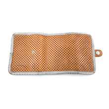 Charger l'image dans la galerie, Portefeuille en Cuir Perforé Camel/Marble