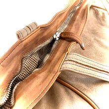 Charger l'image dans la galerie, Sac IN CITTA en Cuir Lavé Beige et Camel