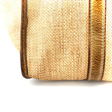 Charger l'image dans la galerie, SAC HOTEL en Paille Enduite et Cuir Lavé Camel