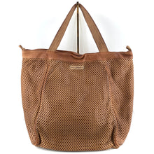 Charger l'image dans la galerie, Sac IN CITTA en Cuir Perforé Camel