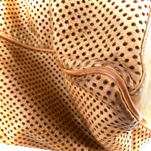Charger l'image dans la galerie, Sac IN CITTA en Cuir Perforé Camel