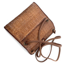 Charger l'image dans la galerie, Sac WALLET en Cuir Lavé Marron