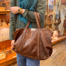 Charger l'image dans la galerie, Sac ENERGY en Cuir Lavé Camel