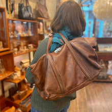 Charger l'image dans la galerie, Sac ENERGY en Cuir Lavé Camel