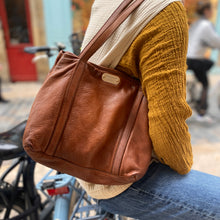 Charger l'image dans la galerie, Sac WINGS en Cuir Lavé Camel