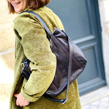 Charger l'image dans la galerie, Sac WINGS en Cuir Turkish Coffee