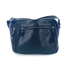 Charger l'image dans la galerie, Petit Sac Bandoulière en Cuir Lavé Noir