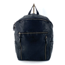 Charger l'image dans la galerie, Sac à Dos en Cuir Lavé Noir