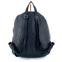 Charger l'image dans la galerie, Sac à Dos en Cuir Lavé Noir