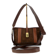 Charger l'image dans la galerie, Sac MARIANA en Cuir et Daim Brown